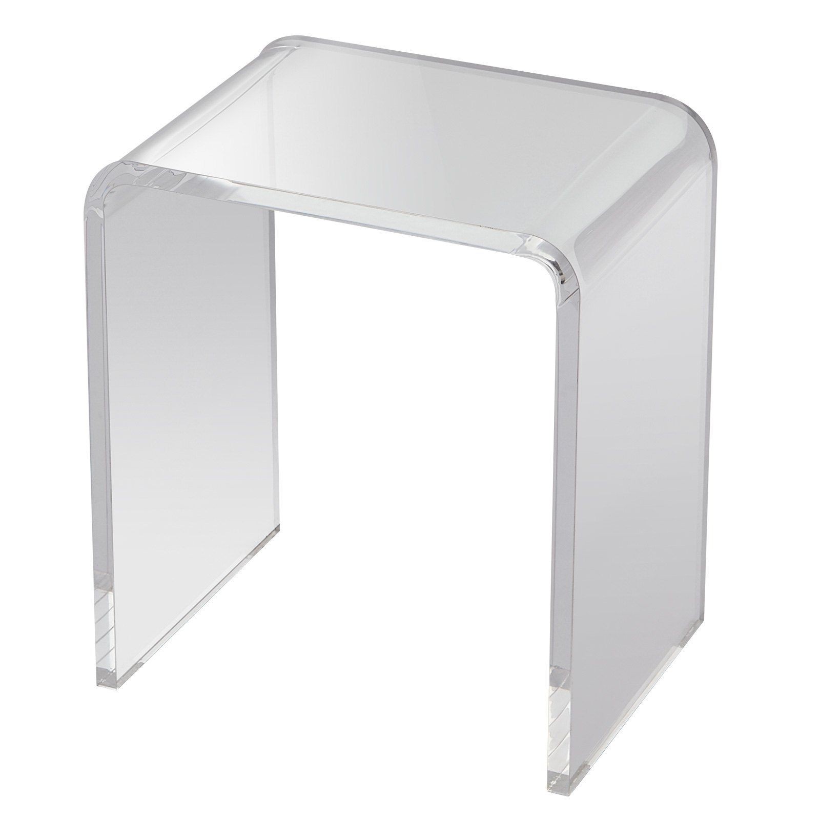 C-designed 18mm acrylic side table 6.3x12x18.1in holds up to 55lb