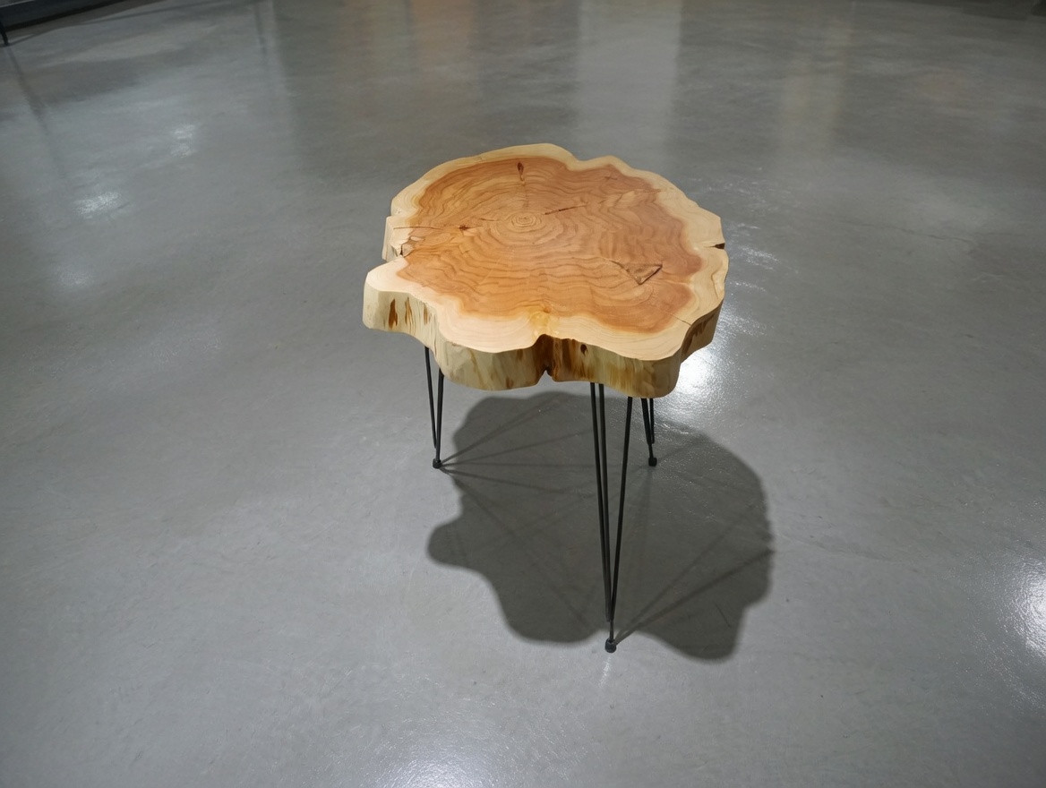 Live Edge Coffee Table Rustic Coffee Table Natural Cypress Tree