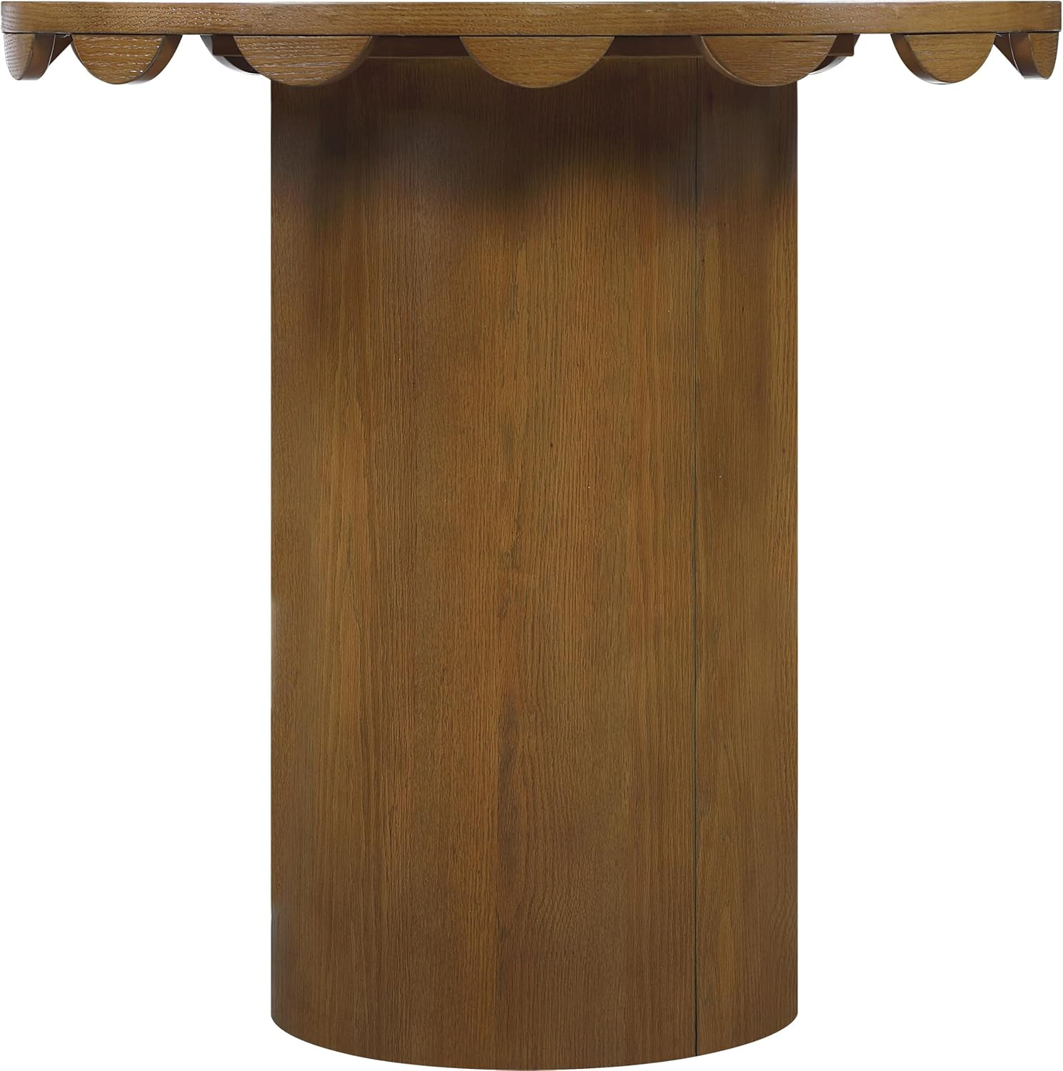 Art Deco Counter Height Table – Meridian Furniture Dahlia Collection, Brown Fini