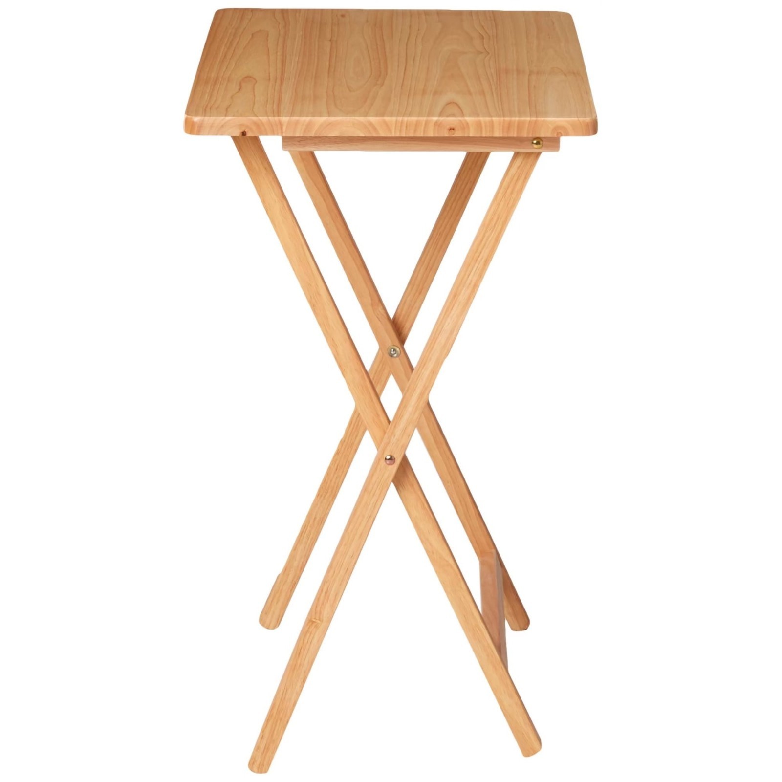 Mainstays Rubberwood Folding TV Tray Table