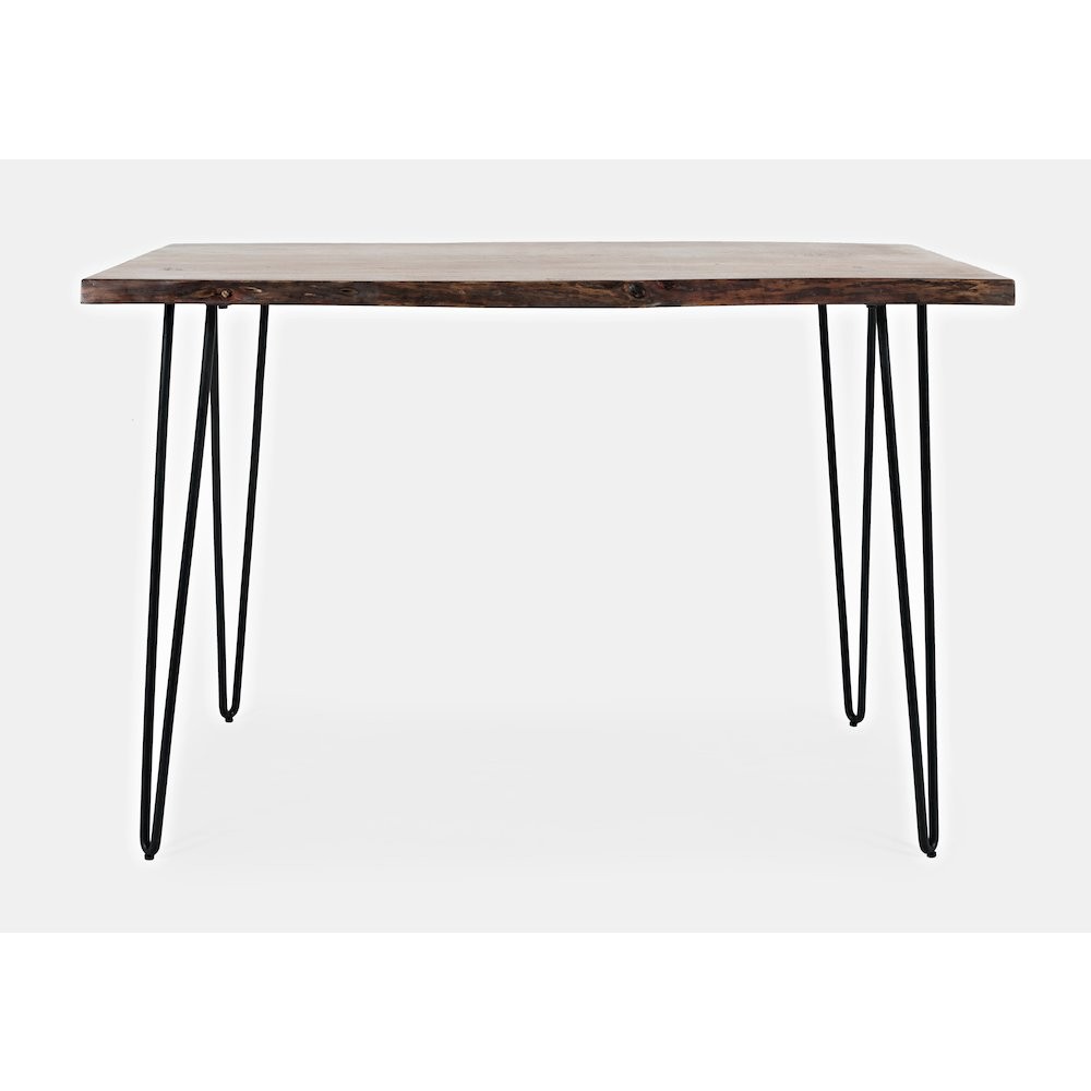 Nature’s Edge 52” Modern Solid Wood Live Edge Counter Height Dining Table