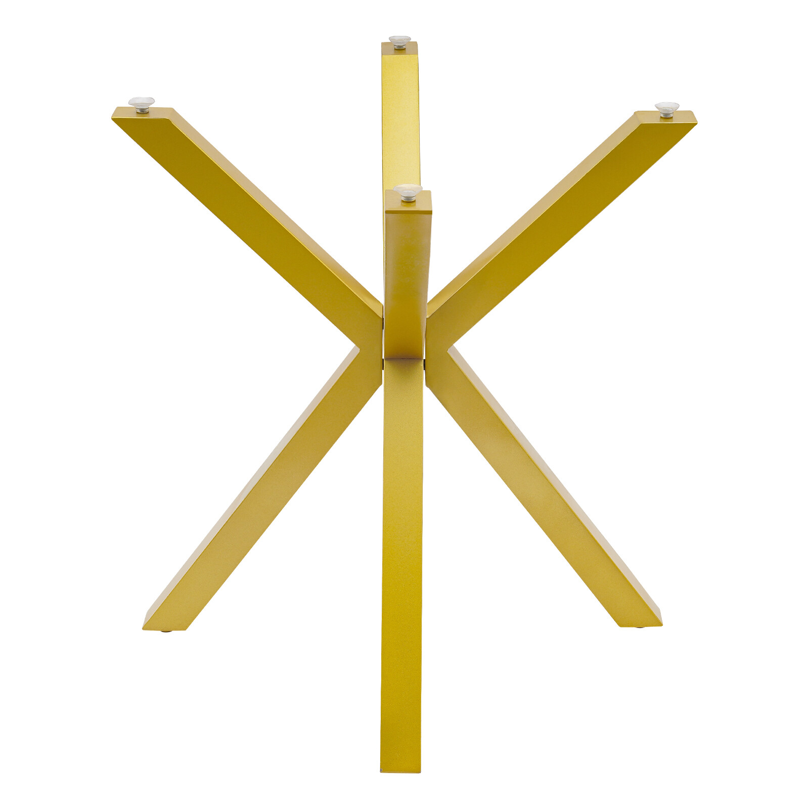 Gold Table Leg Table Base Metal Coffee Table Leg w/4 Suction Cups Floor Standing