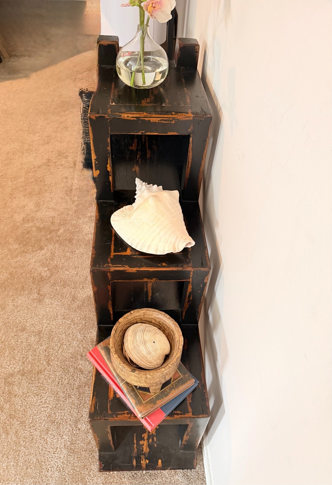 Uttermost Asher Black Accent Table Home Decor Planter Organizer Display