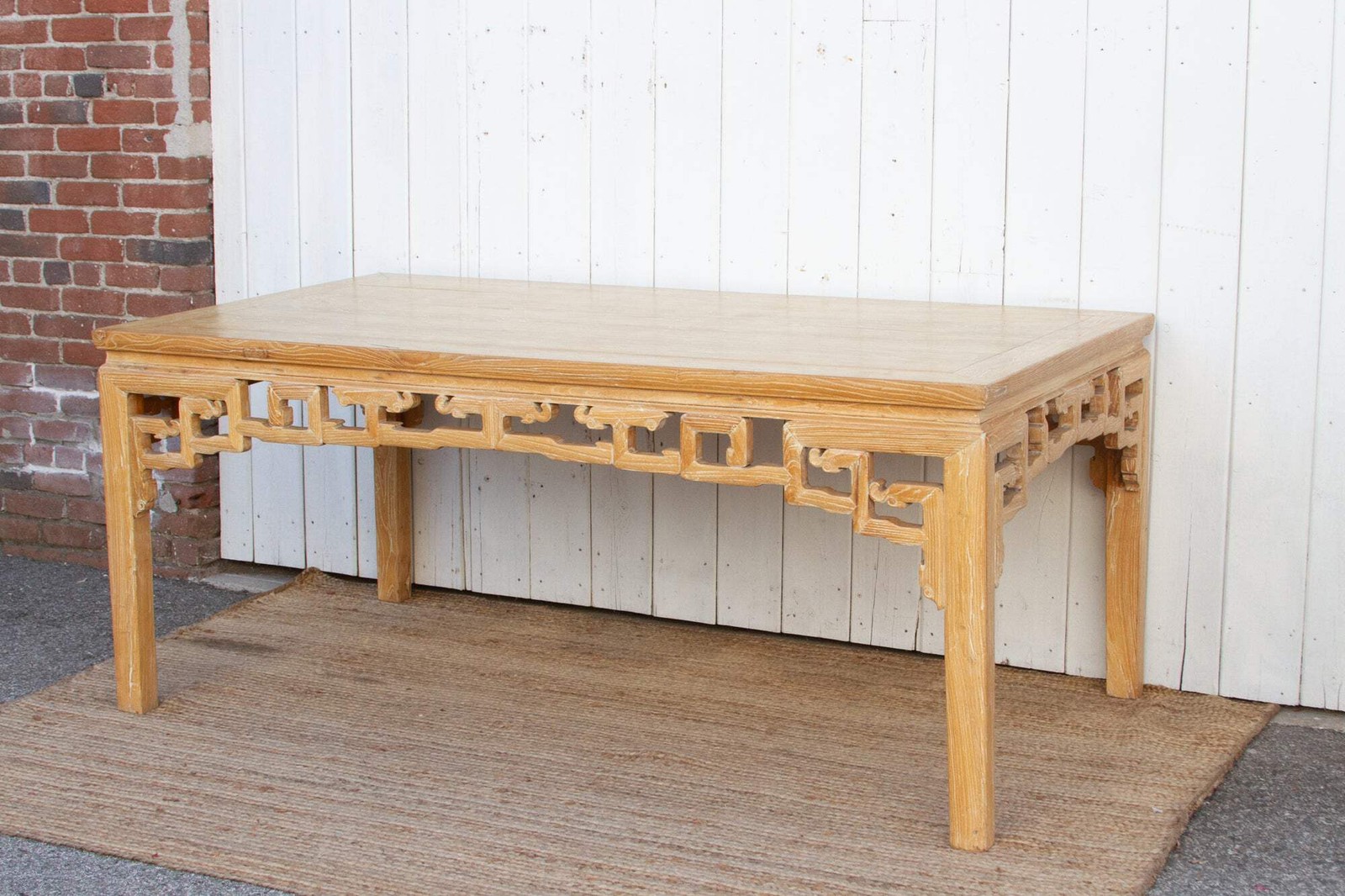 Reclaimed Elm Qing Style Dining Table