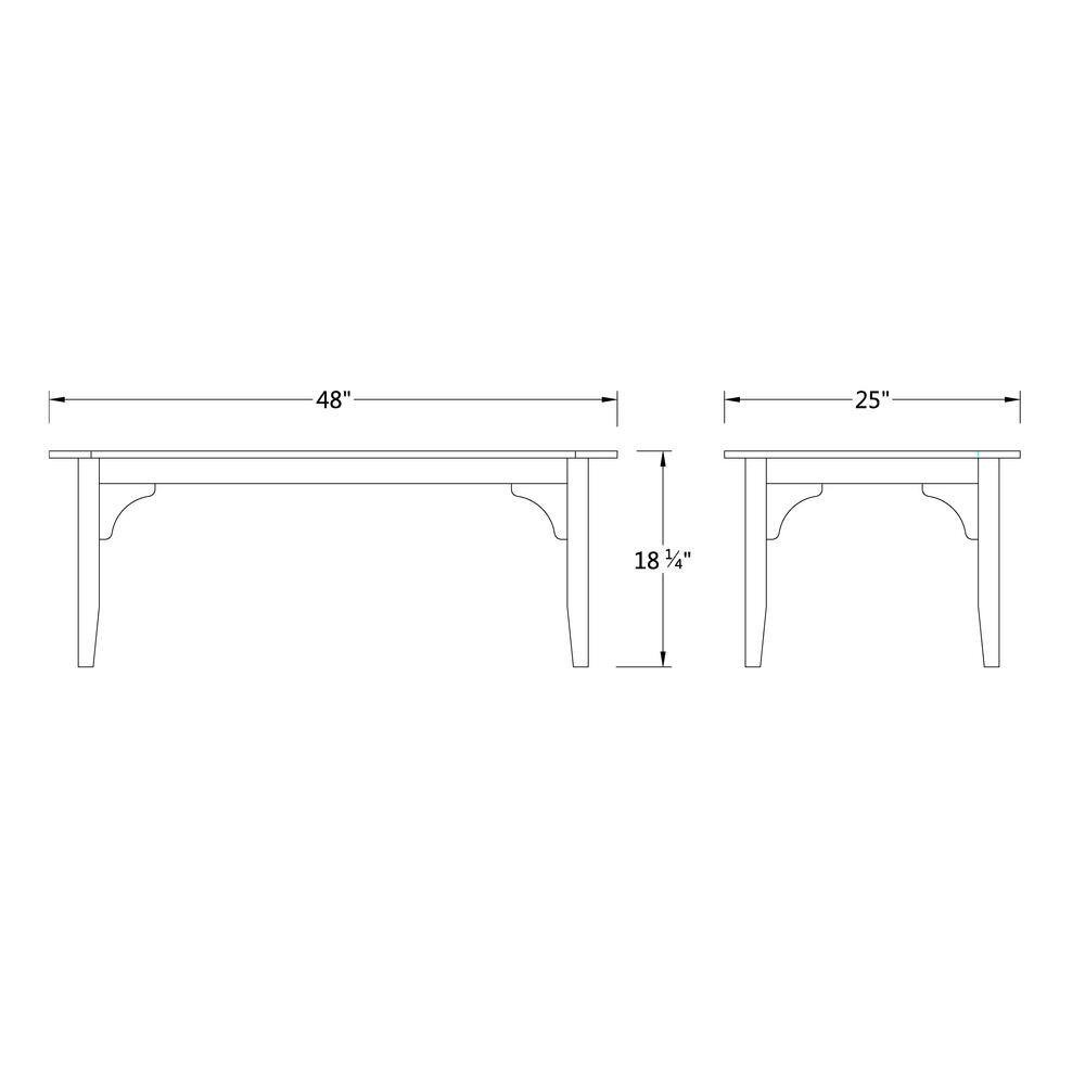 Torrey Natural Teak Wood Outdoor Coffee Table