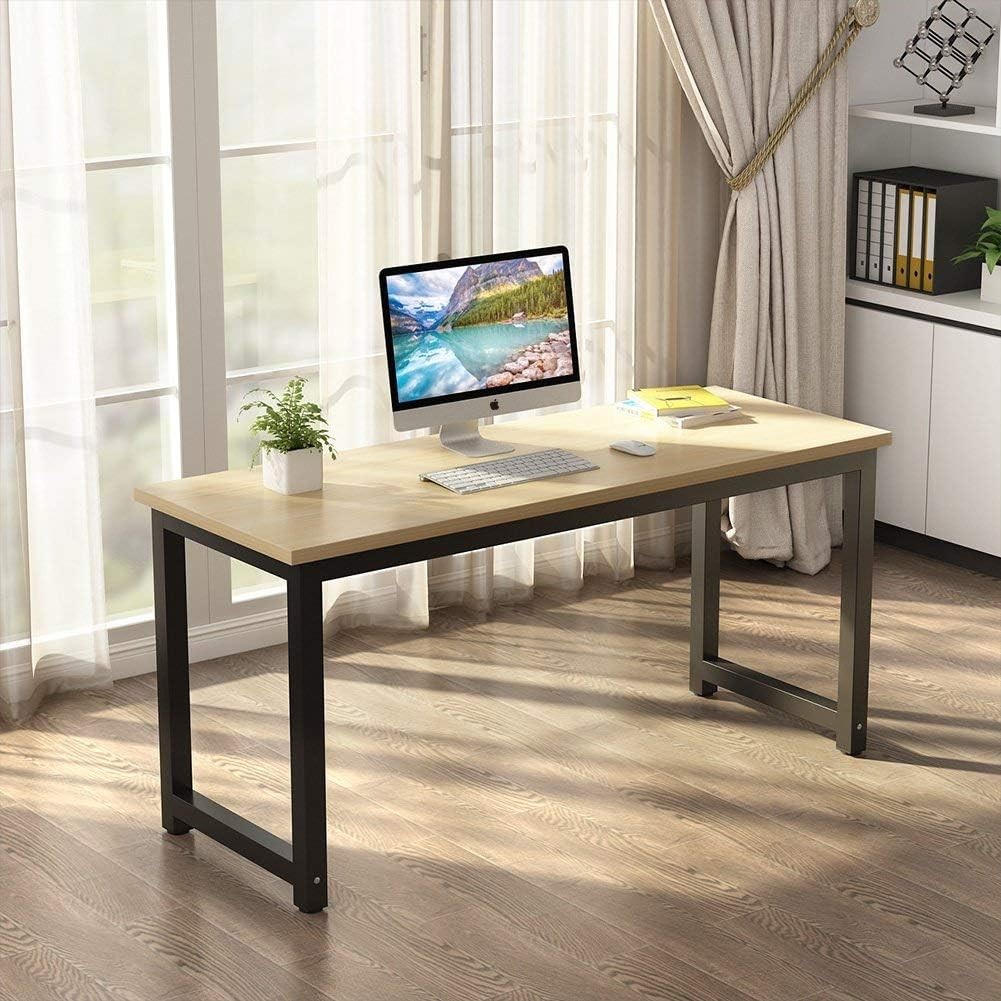 63″ Computer Desk Large Office Desk Computer Table Study Writing Desk for Office