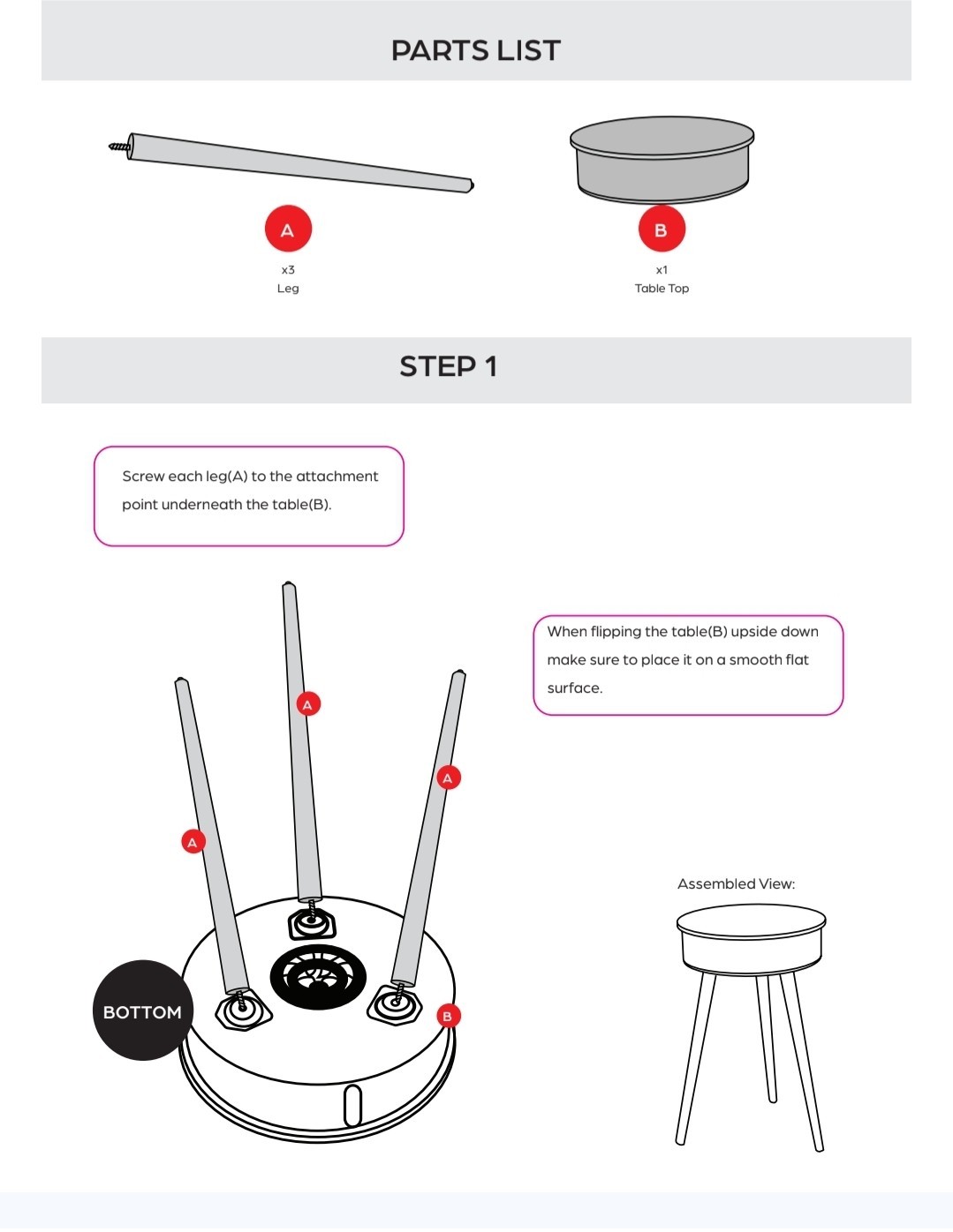 Bluetooth Speaker Side Table Wireless Charging USB Real Living FB-13