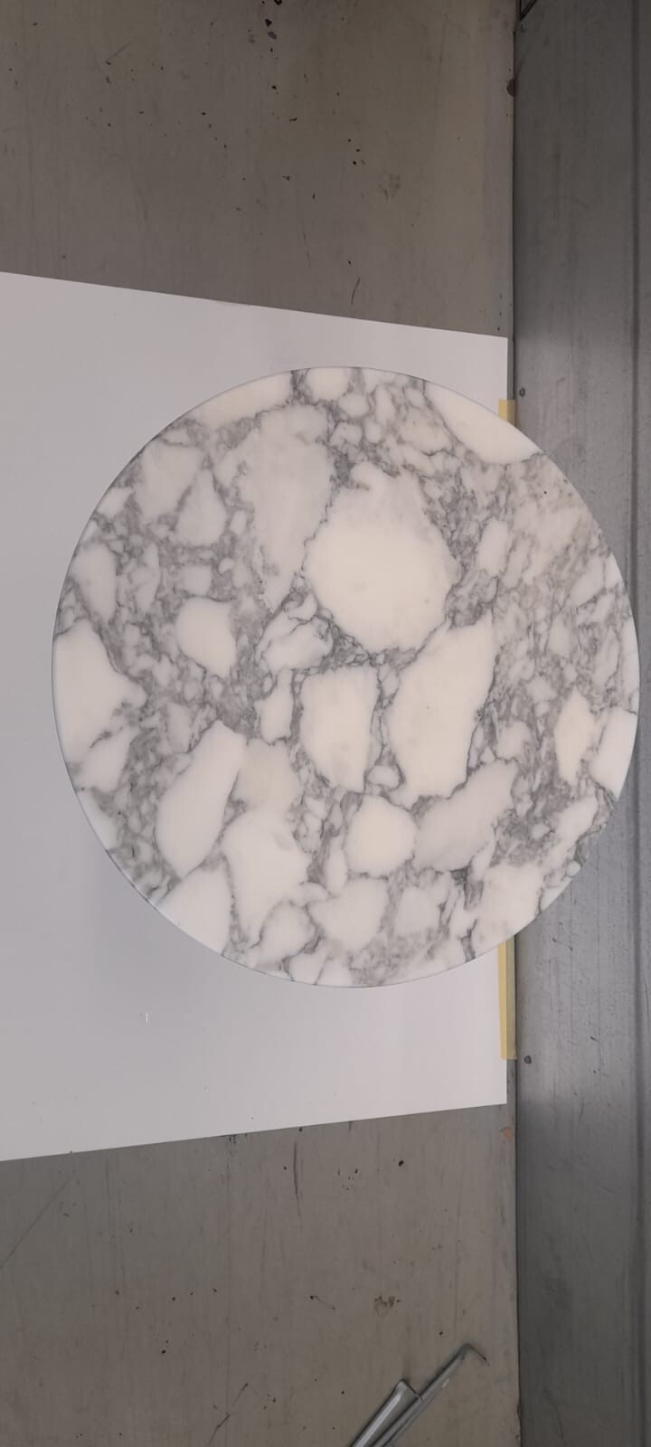 1950s Eero Saarinen & Knoll Studio original Round Table Marble White