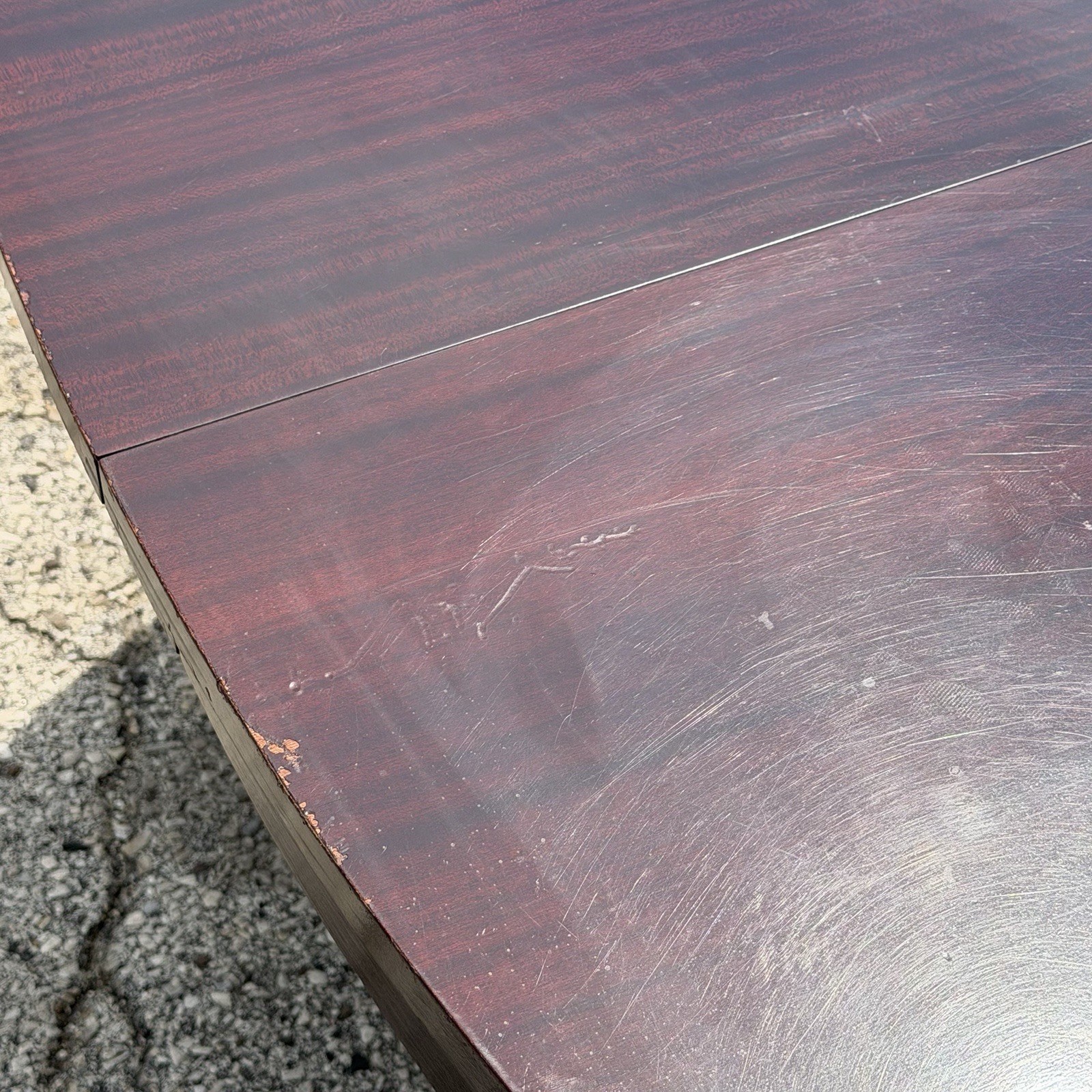 Baker Barbara Barry Art Deco Style Oval 2 Leaf Extension Mahogany Dining Table