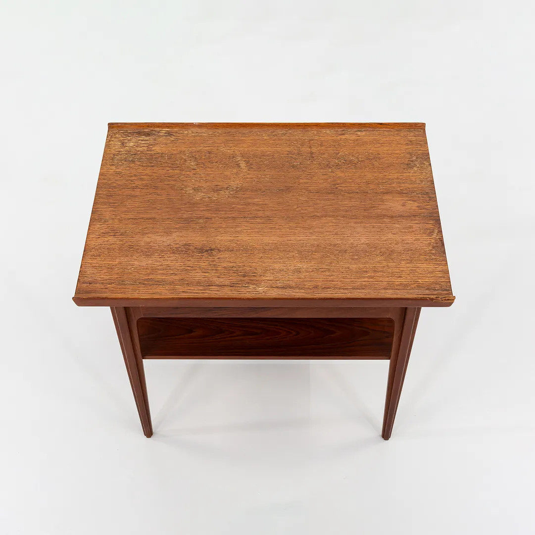 1950s Finn Juhl for France & Son 500 Series Side or End Table Teak 20×28 inches