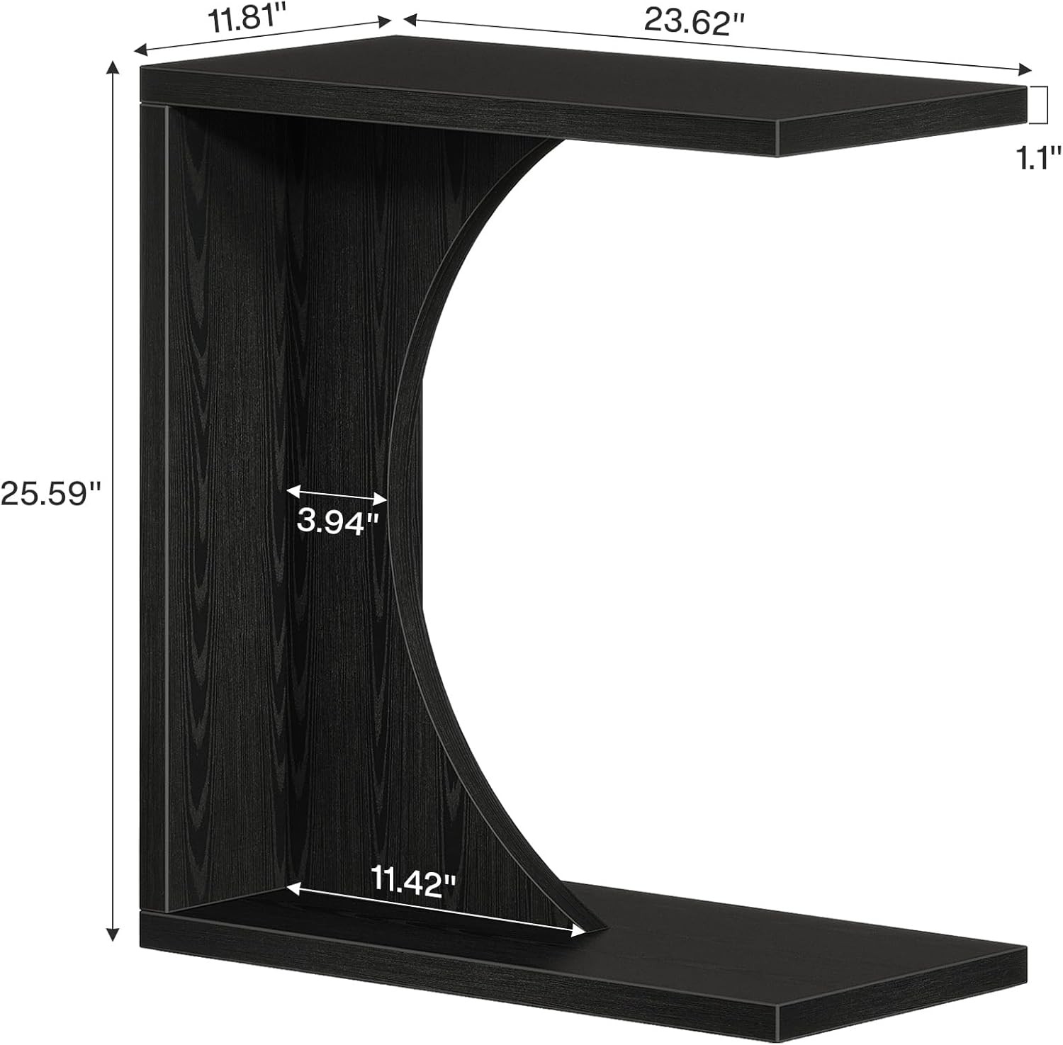 Coffee Table C-shaped Side Table End Table