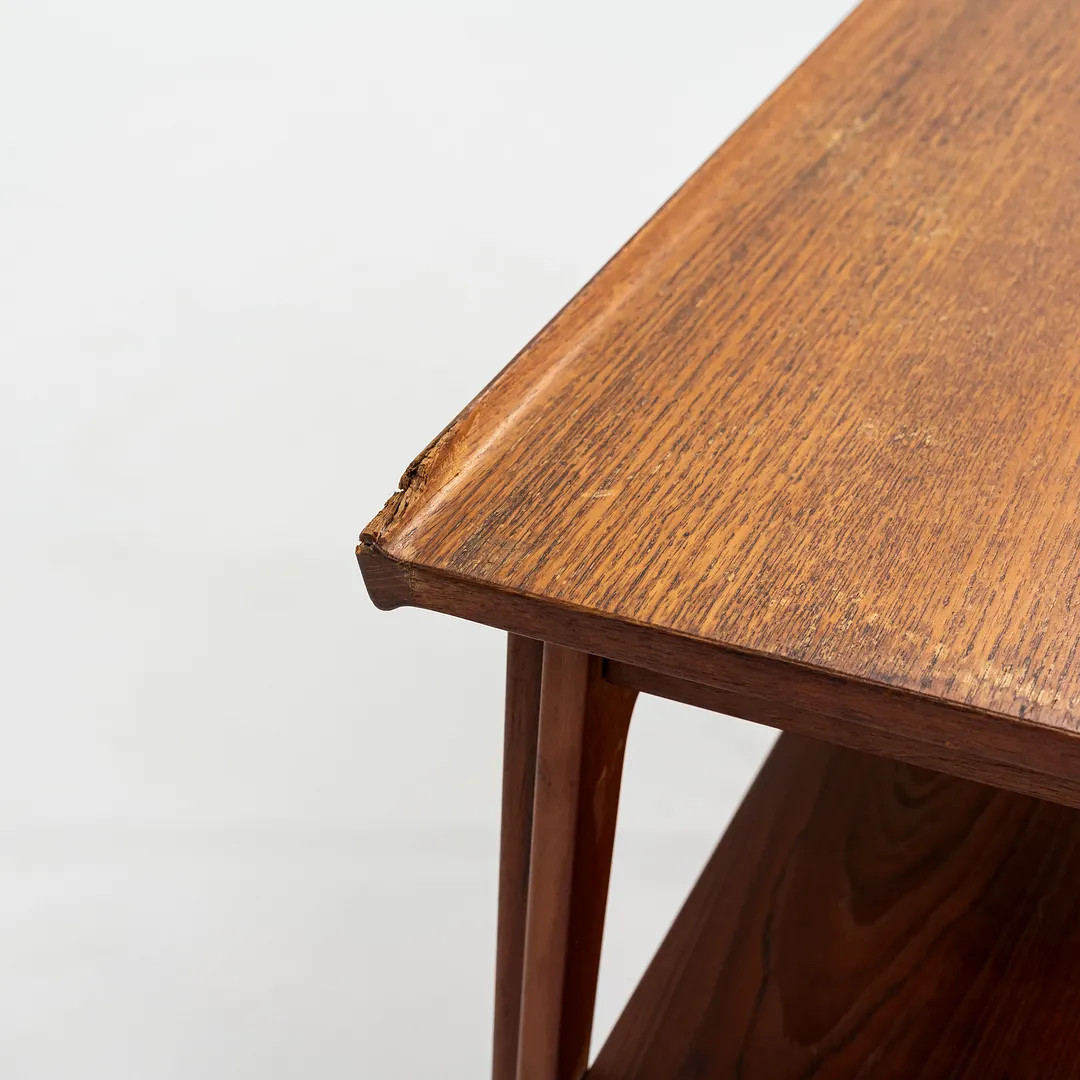 1950s Finn Juhl for France & Son 500 Series Side or End Table Teak 20×28 inches
