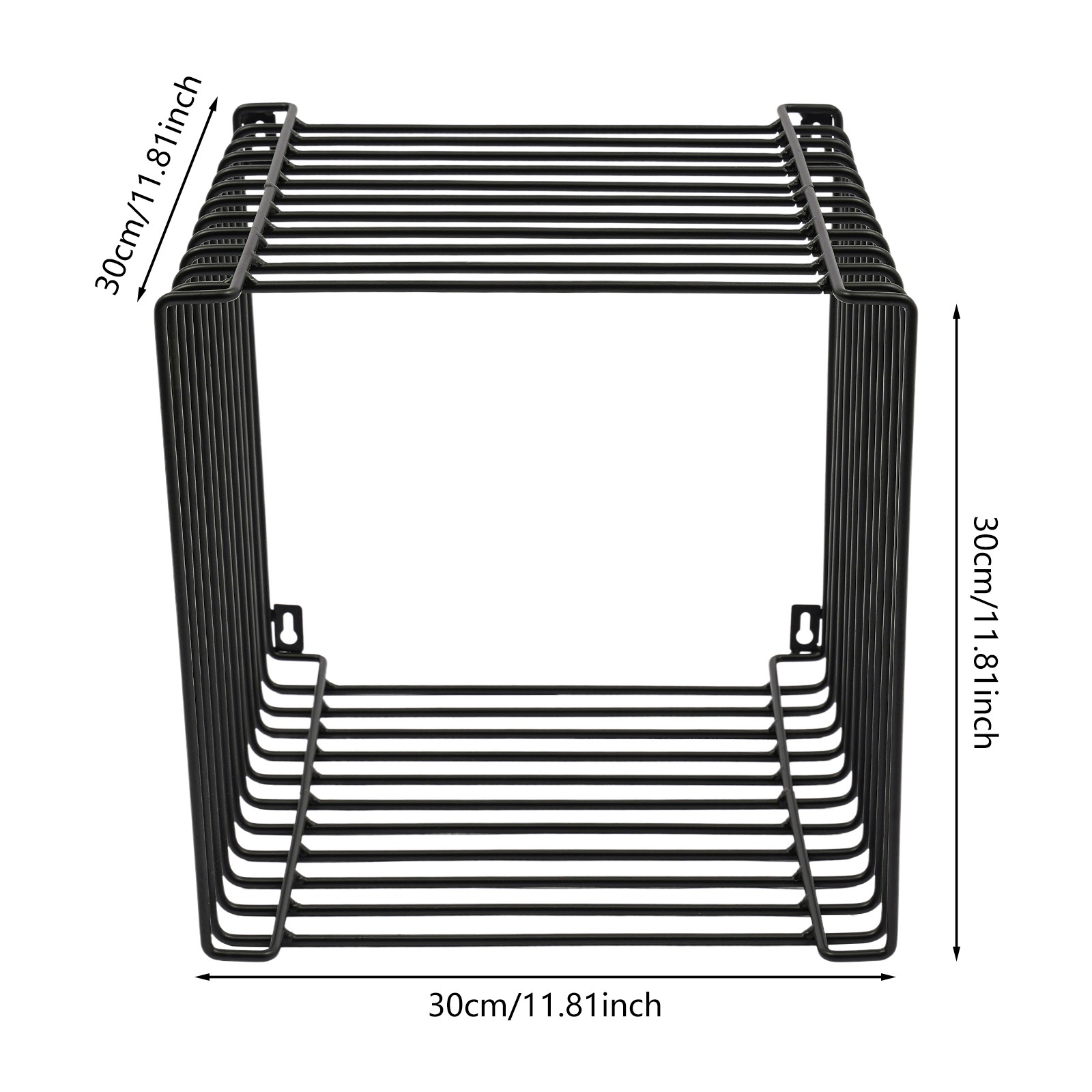 Linear Side Table Square Geometry Retro End Desk Multi-Purpose Tables Furniture