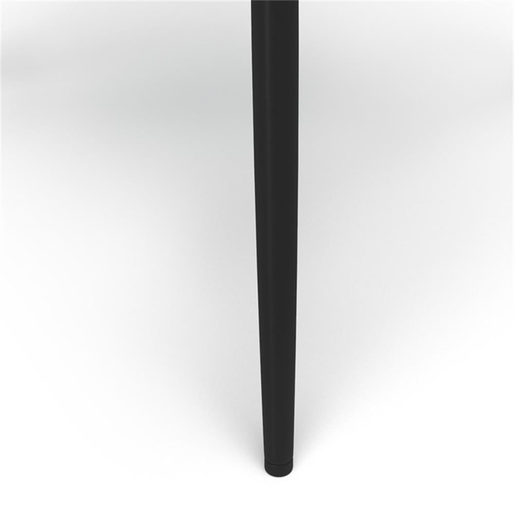 Sherbourne 17 inch Wide Metal Side Table in Gray