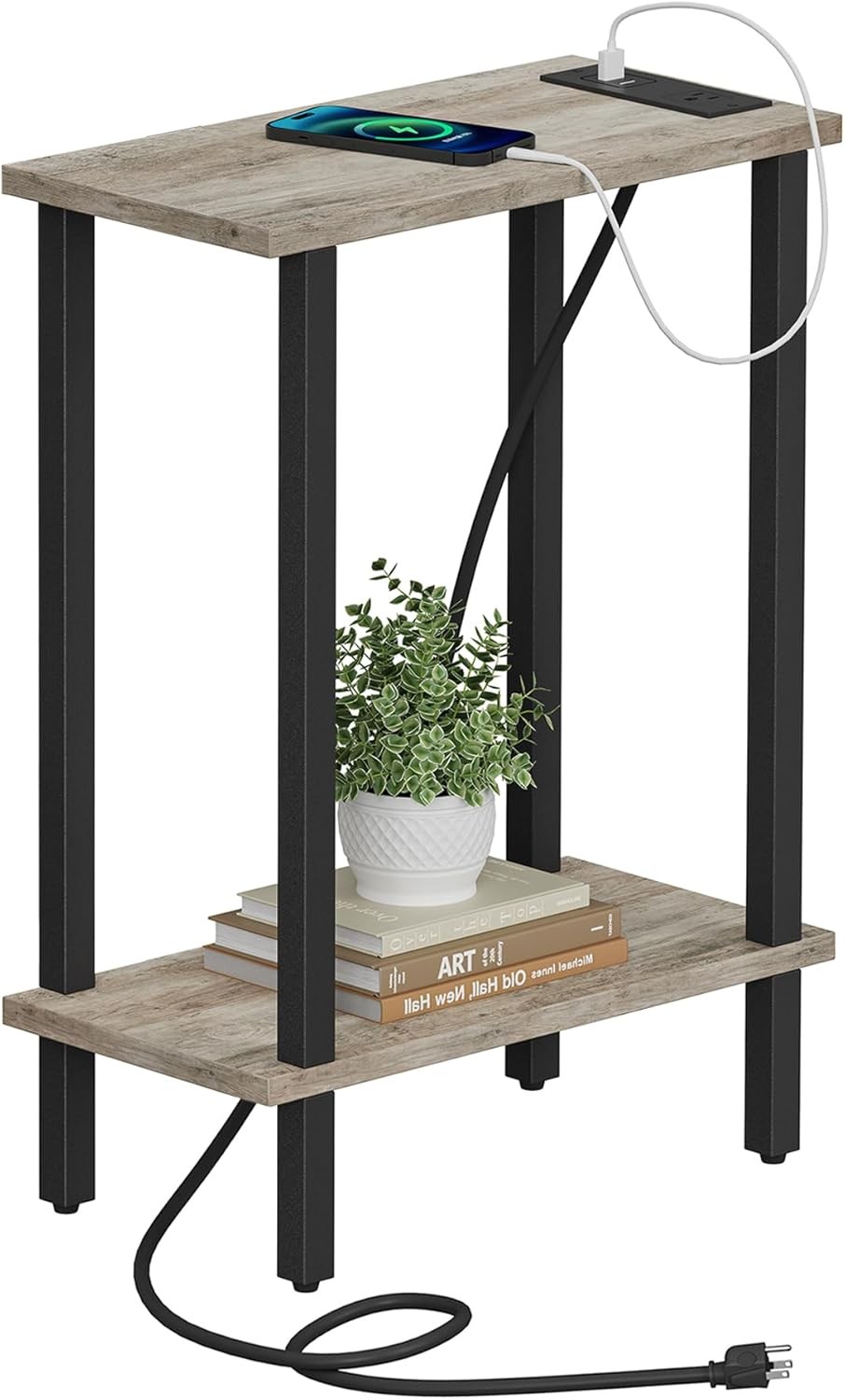 TUTOTAK 2-Tier（7.9"D x 15.8"W x 22.5"H）, Greige