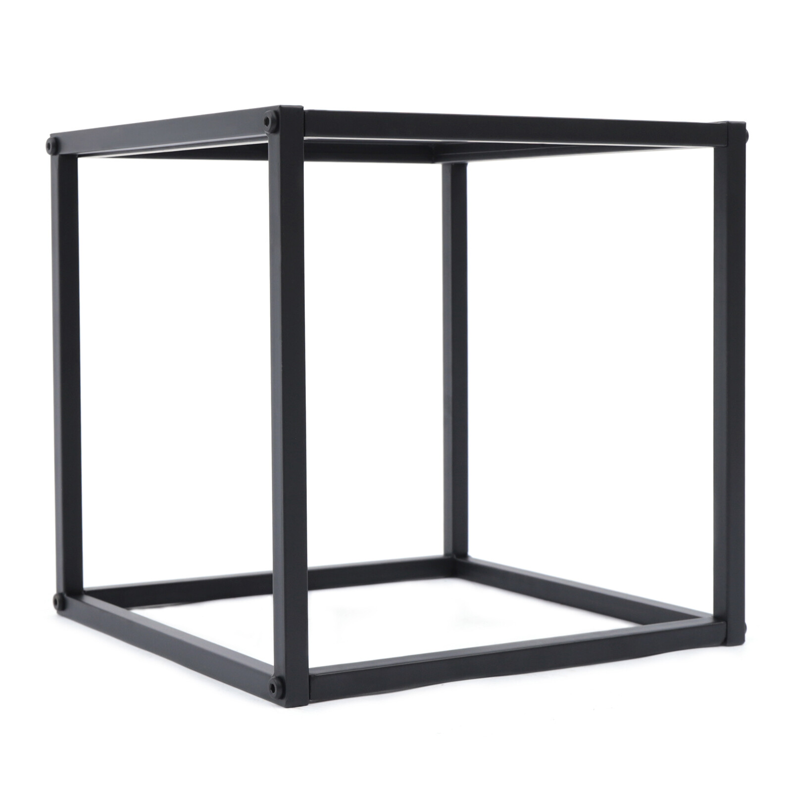 2* Metal End Table Square Side Table Coffee Table Flower Plant Pot Display Stand