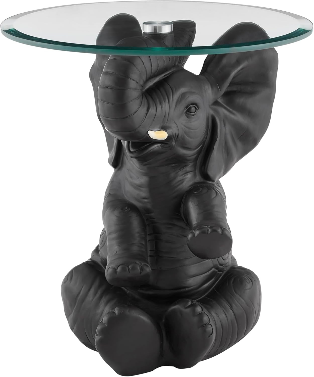 Pach Elephant Gray Side Accent Table for Stylish Home Decor