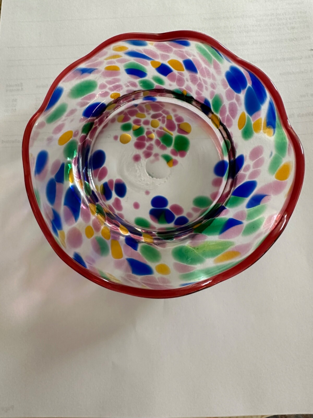 Mackenzie Childs Confetti Small Dish
