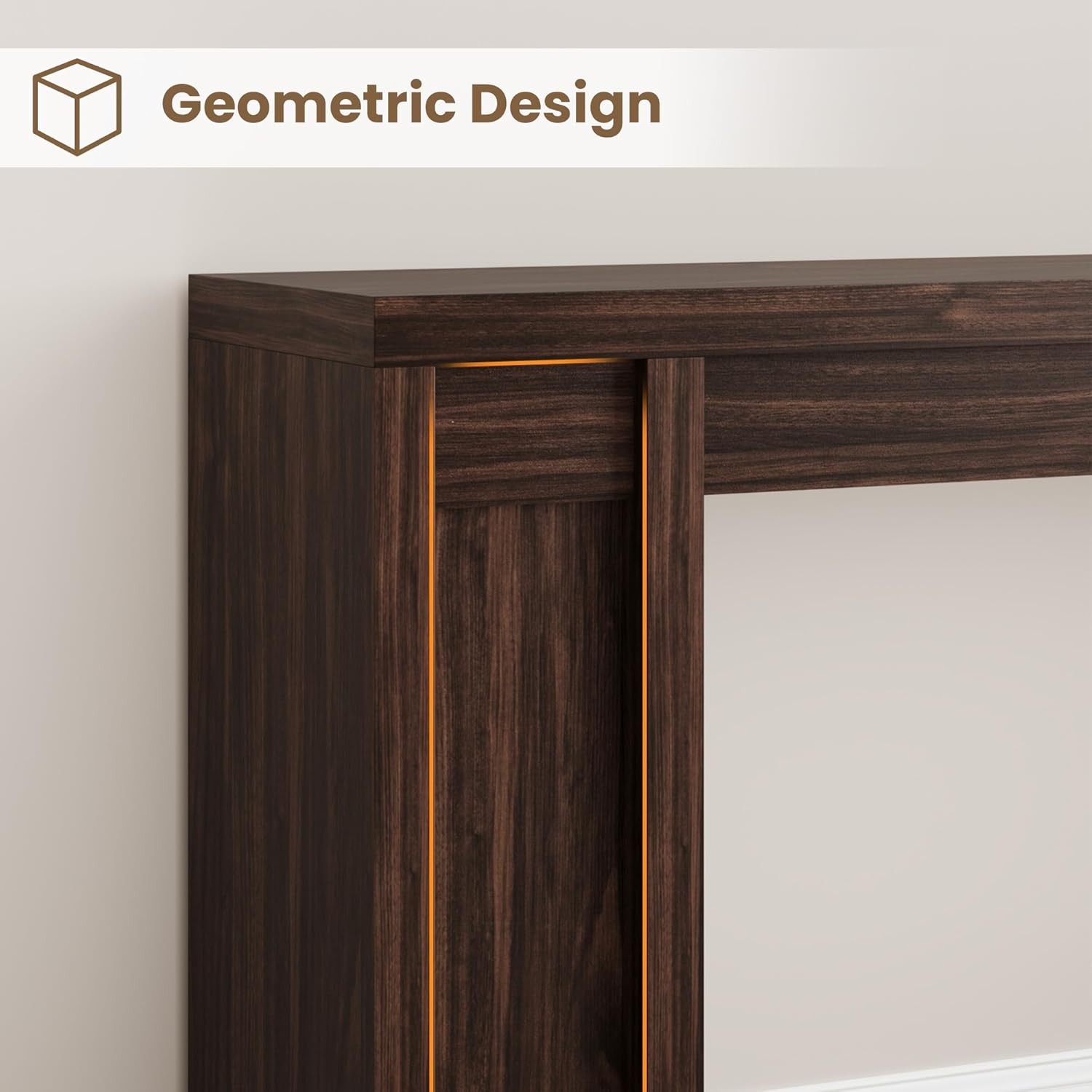 71″ Entryway Table, Wooden Farmhouse Console Table, Long Sofa Table Behind Couch