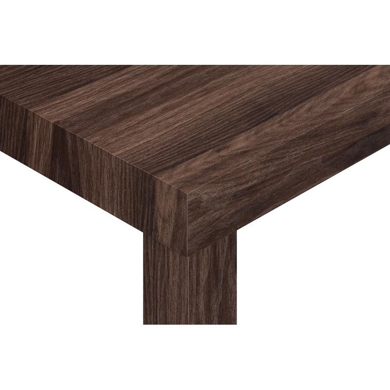Minimalist End Table PVC Laminated Wood Easy Assembly Space Saving Nightstand US