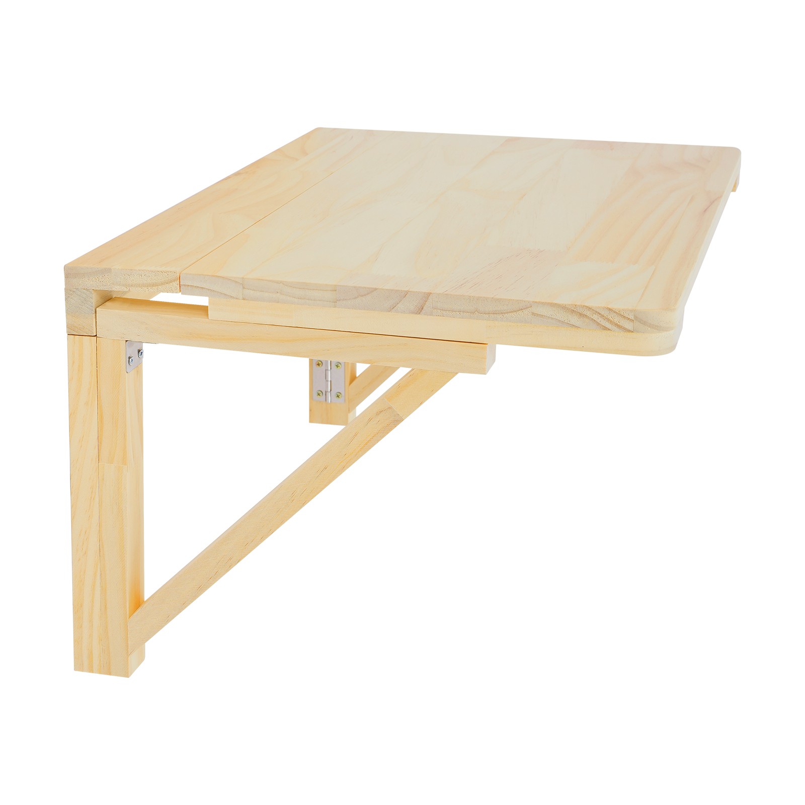 31.49*23.62*11.81in Wood Color Pine Wood Rustic Wall Mounted Folding Table