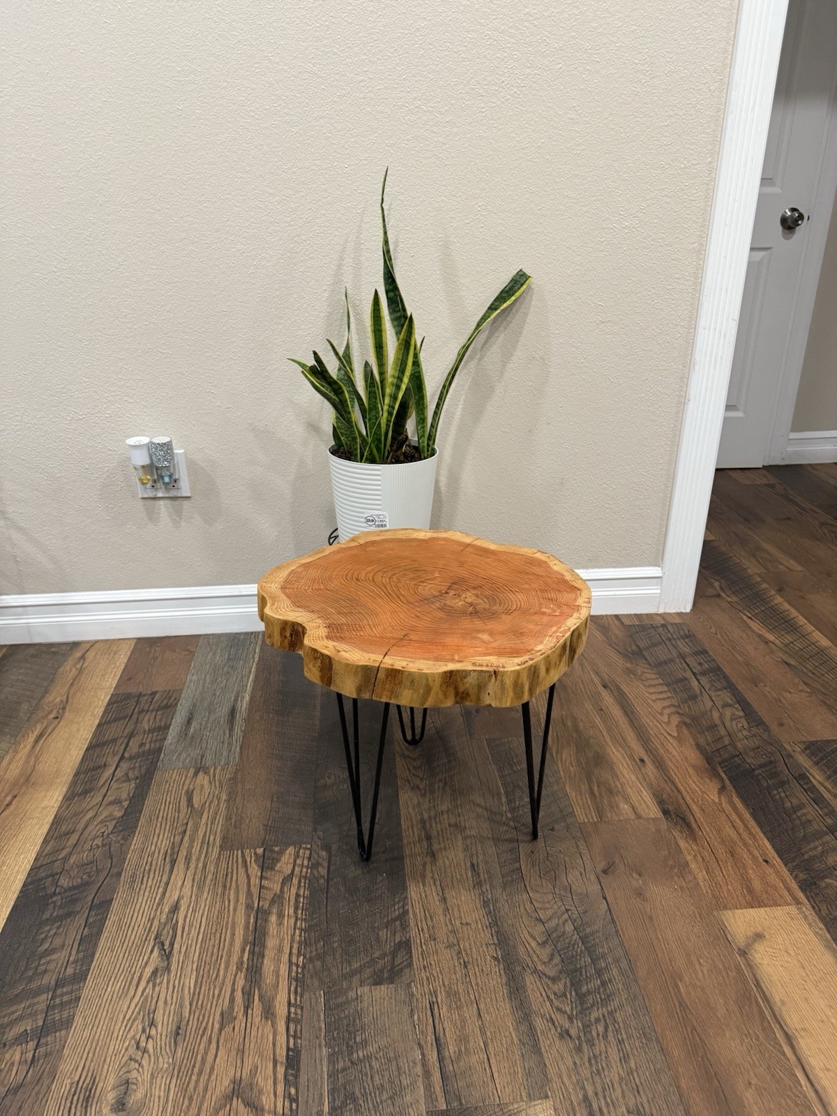 Rustic Live Edge Coffee Table, Unique Wood Side Table, Furniture Handcrafted