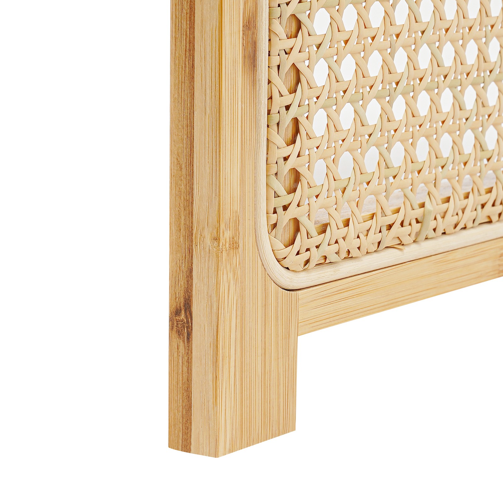 Bamboo Foldable Folding Floor Low Coffee Table for Sitting on The Floor