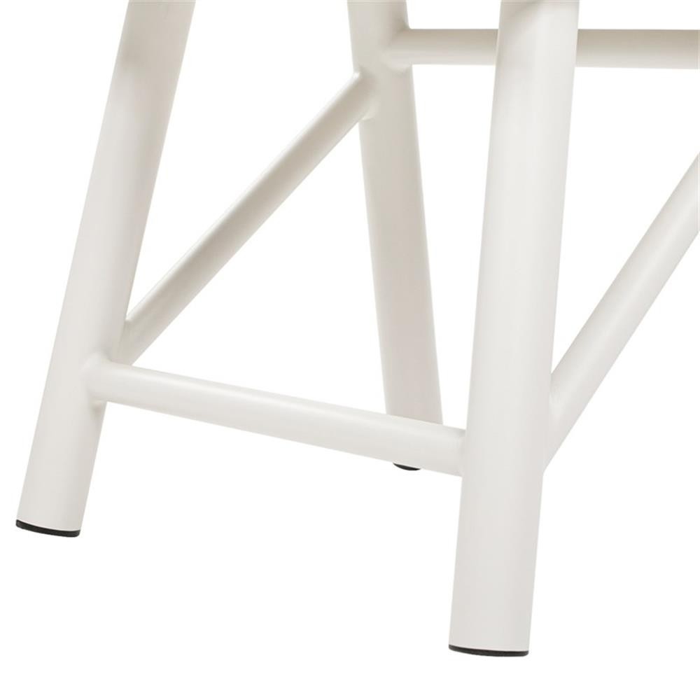 Pemberly Row 19.5″ Square Outdoor Patio Side Table in Light Beige Gray