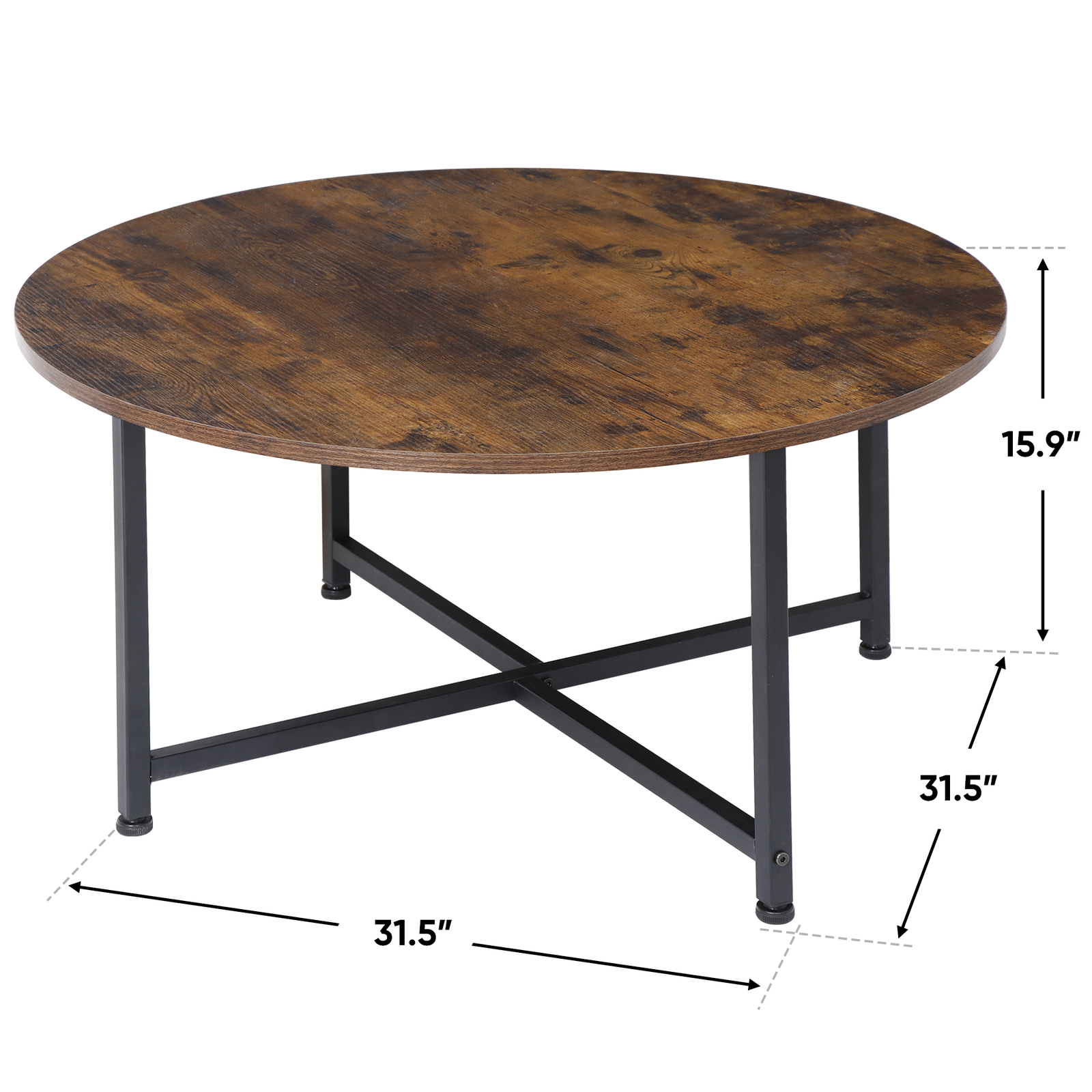 Round Coffee Table Dining Table Modern Leisure Tea Table Office Indoor