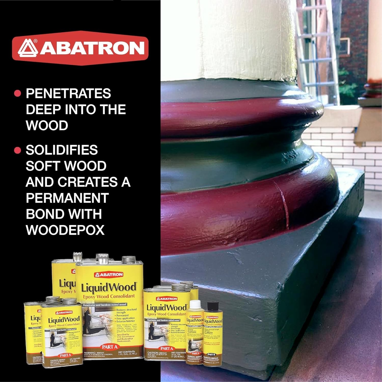 Professional-Grade Wood Restoration Kit: Waterproof Epoxy for Lasting Strength