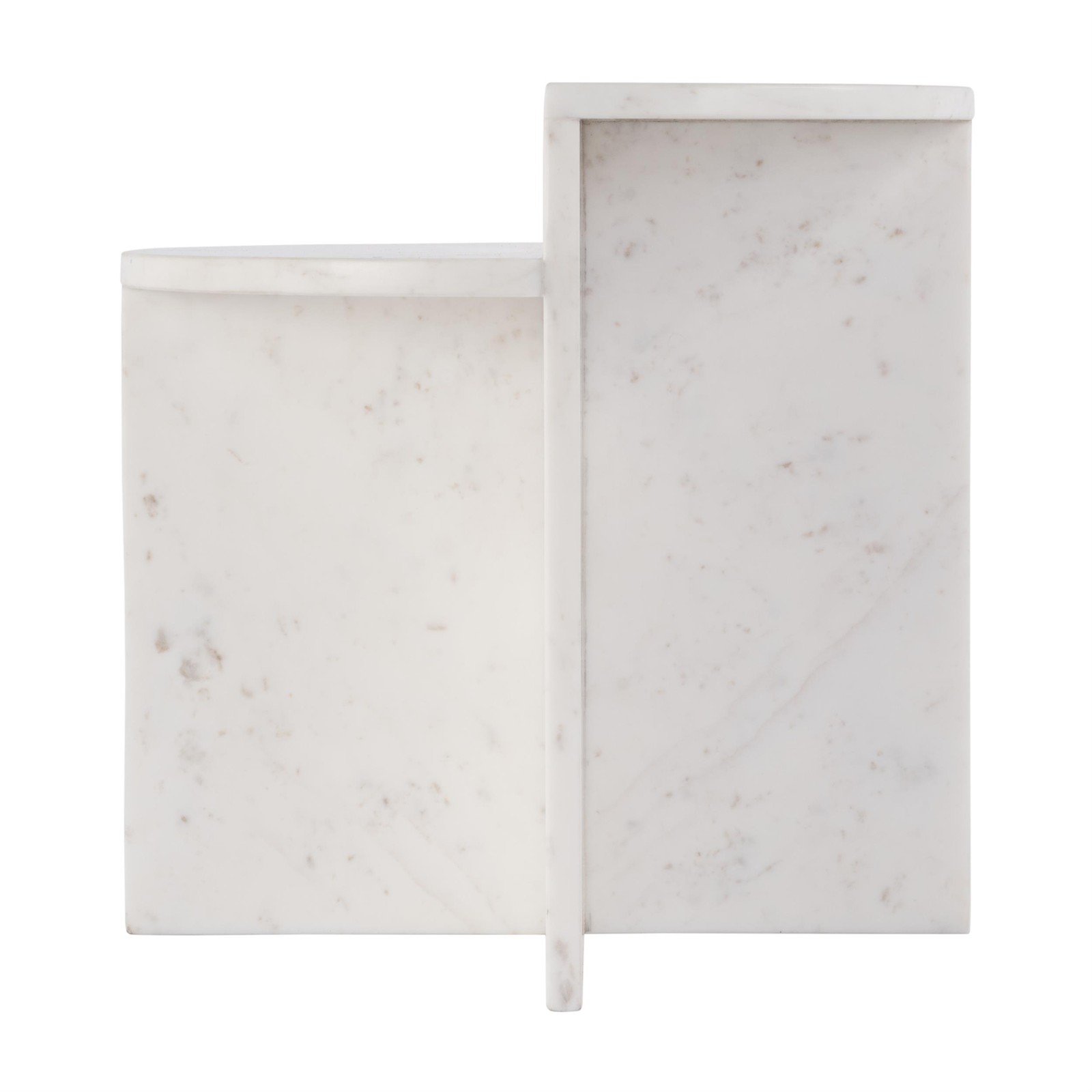 Butler Specialty Company Vienna 19.5 in. W Round Marble Accent Table in White