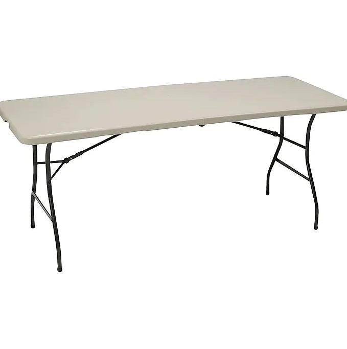 NEW 6′ x 30″ Heavy Duty Plastic Folding Table