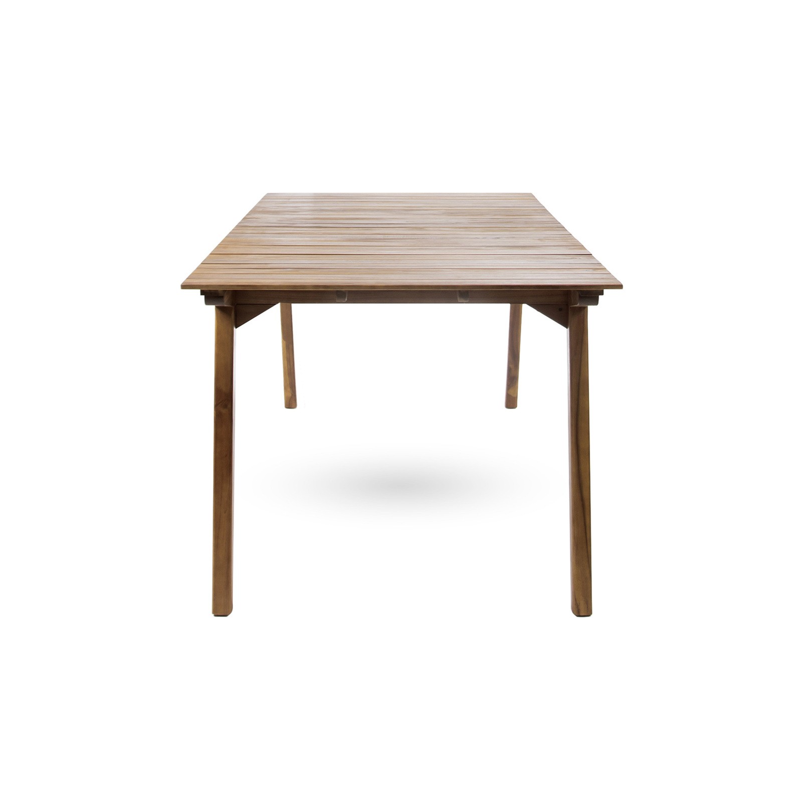 Acacia Wood Outdoor Dining Table 68.5″W x 37.5″D x 30″H