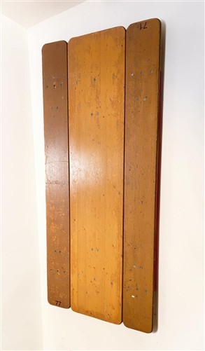 Vintage German Oktoberfest Beer Garden Table&Bench, Honey Brown Outdoor Set, H20