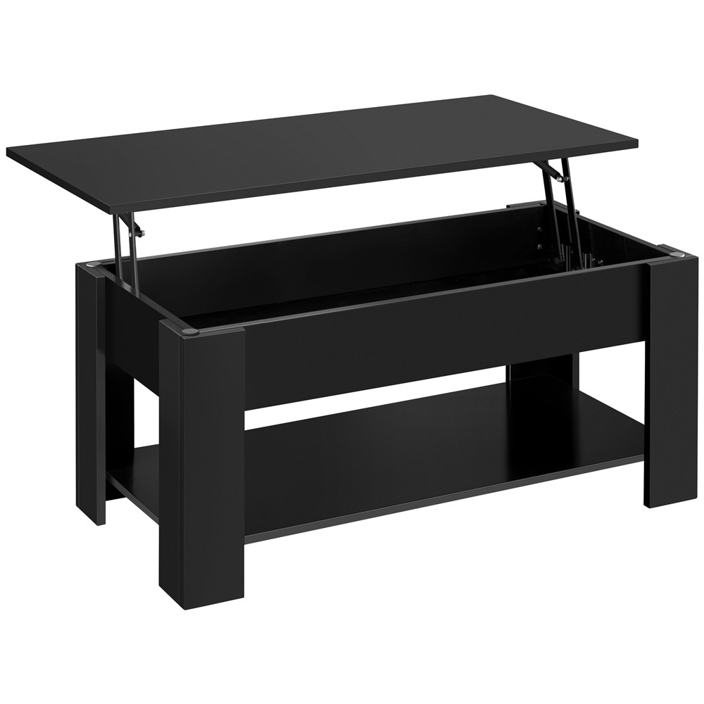 39 in Lift Top Coffee Table with Hidden Compartment & Storage for Living Room