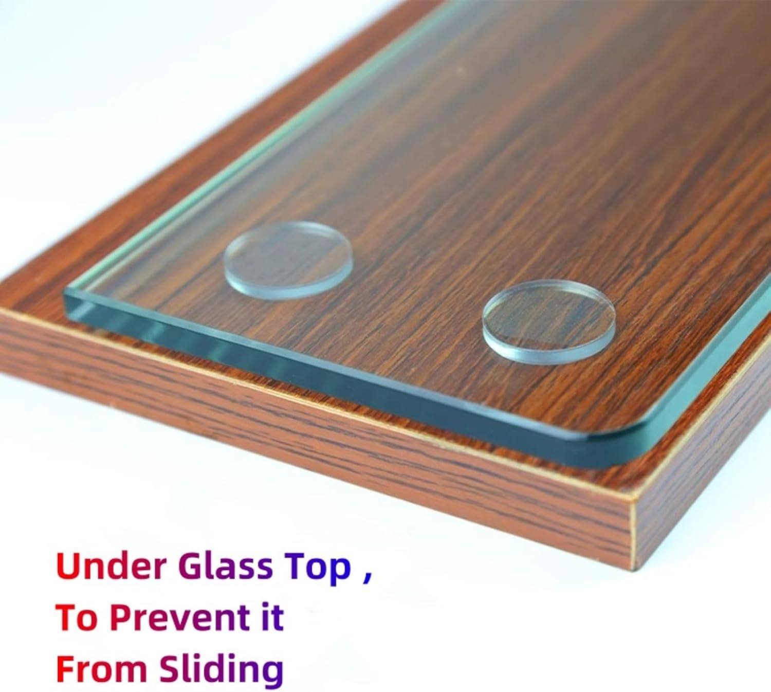 30Counts,Extremely Soft Thin Clear Glass Table Top Bumpers Non-Adhesive,Glass Ta