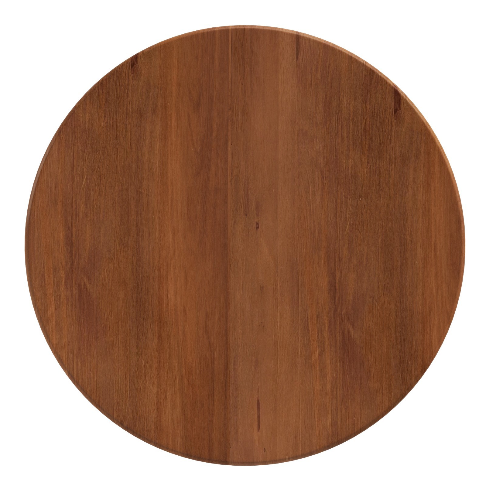 Round Solid Wood Coffee Table Center Table With Hidden Compartment Sliding Door