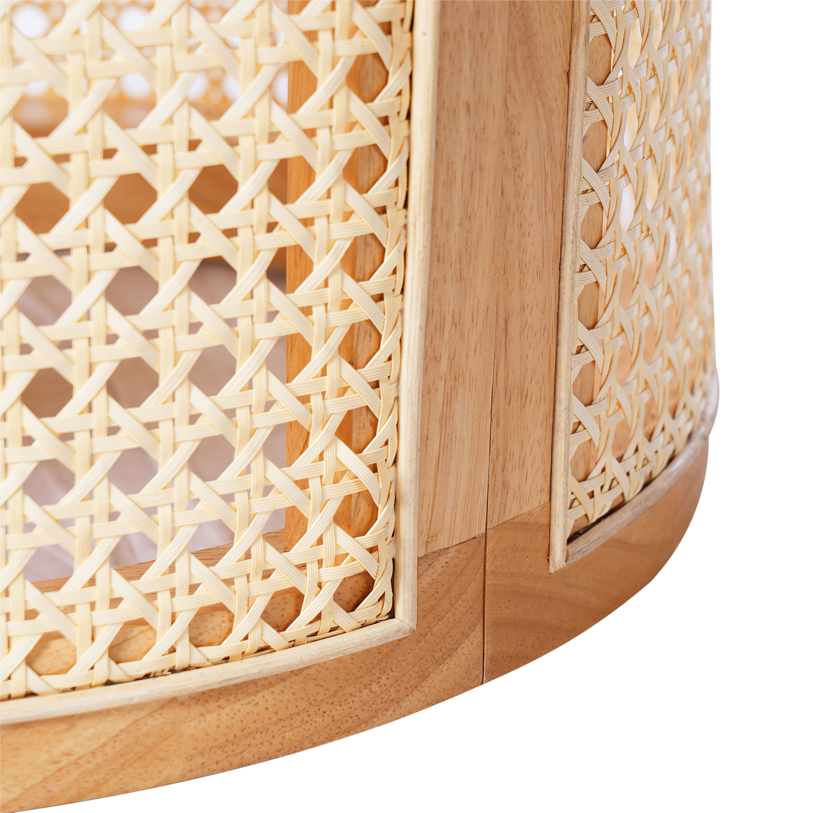 RUBBER SOLID WOOD SIDE TABLE,NATURAL COLOR