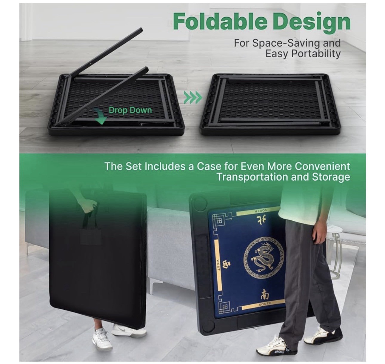 Queensell Foldable Table