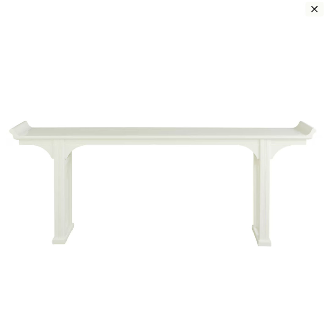 Ballard Designs Ananda Console Table – White