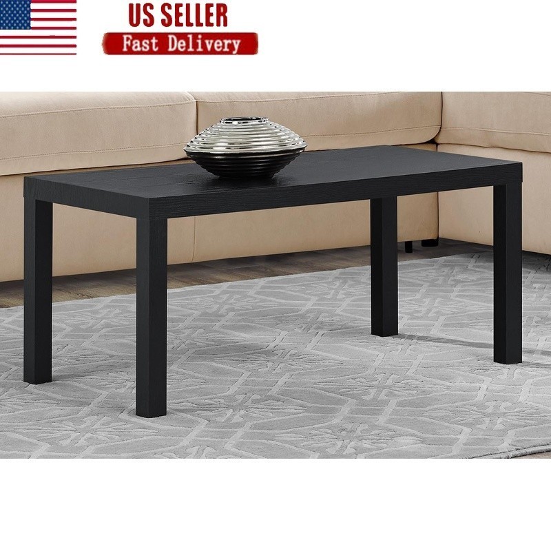 Minimalist Hollow Core Coffee Table Indoor Storage Sturdy Design Flat Pack New