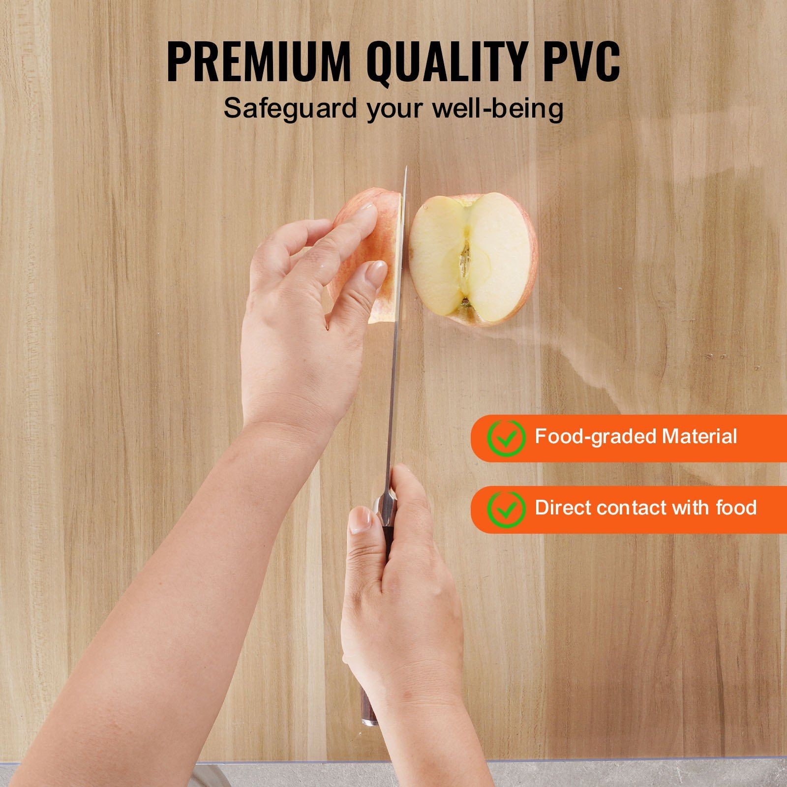 30x60in 1.5mm Clear Plastic Table & Desk Protector & Waterproof Cover