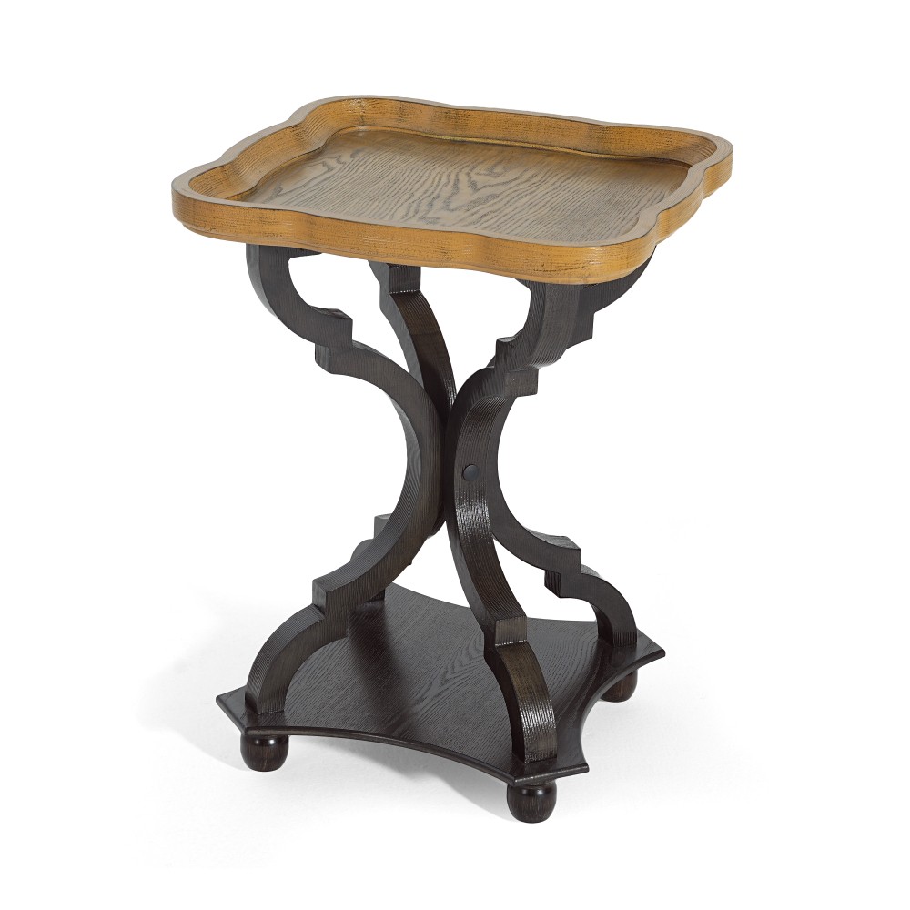 End Table(Natural+Black-69816new color)