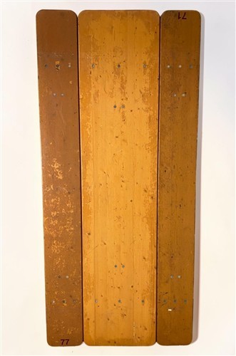 Vintage German Oktoberfest Beer Garden Table&Bench, Honey Brown Outdoor Set, H20