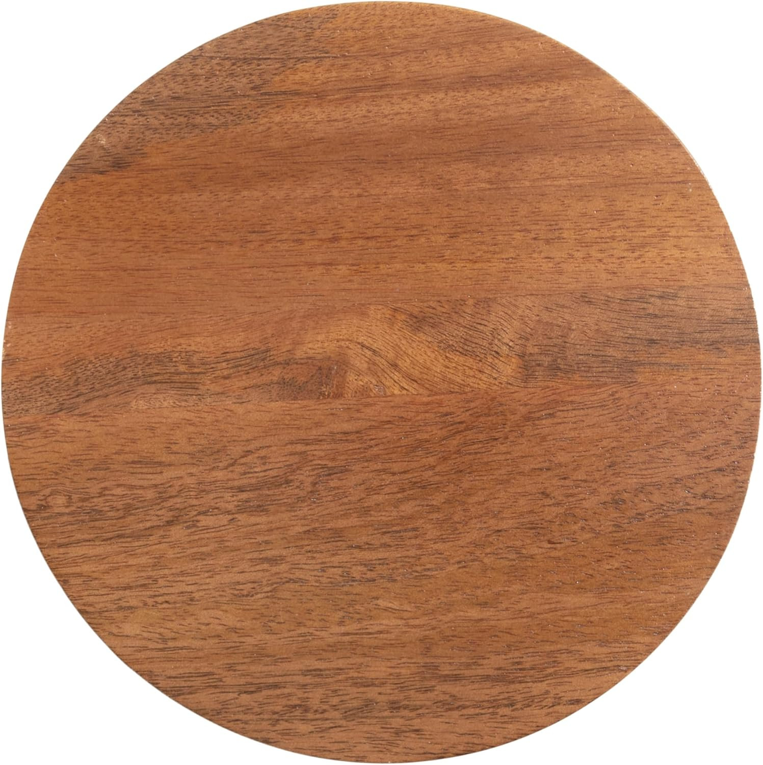 Dahl Wooden round Drink Table; 8 X 23; Walnut Brown; Mid-Century Modern Circle W