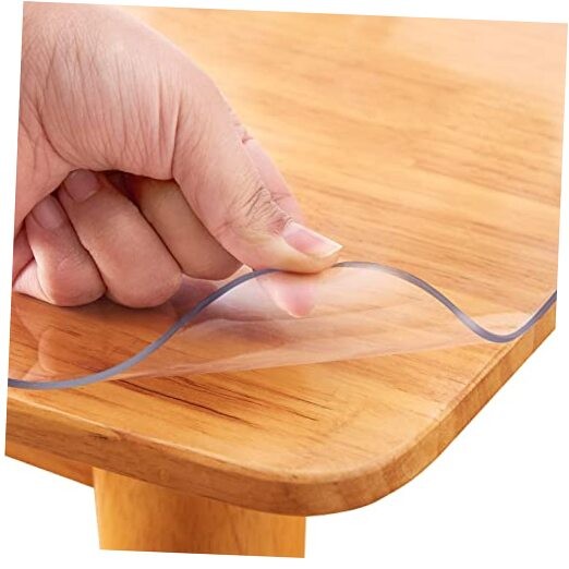 24×84 Inch Long Clear Plastic Dining Room 24″ x 84″ (Rectangular) Clear 1.5mm