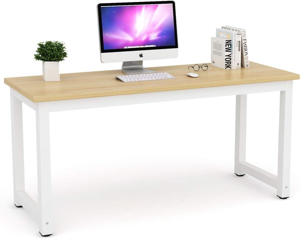 63″ Large Office Desk Computer Table Study Writing Desk Workstation for Home