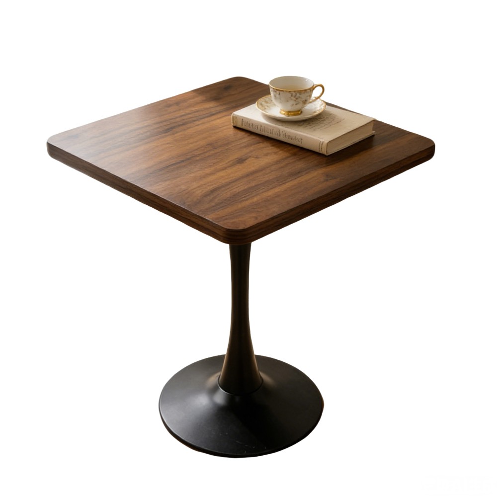 Cafe Table Dining Table 27″ Tulip Table Mid Century Modern Decor Square Tabletop