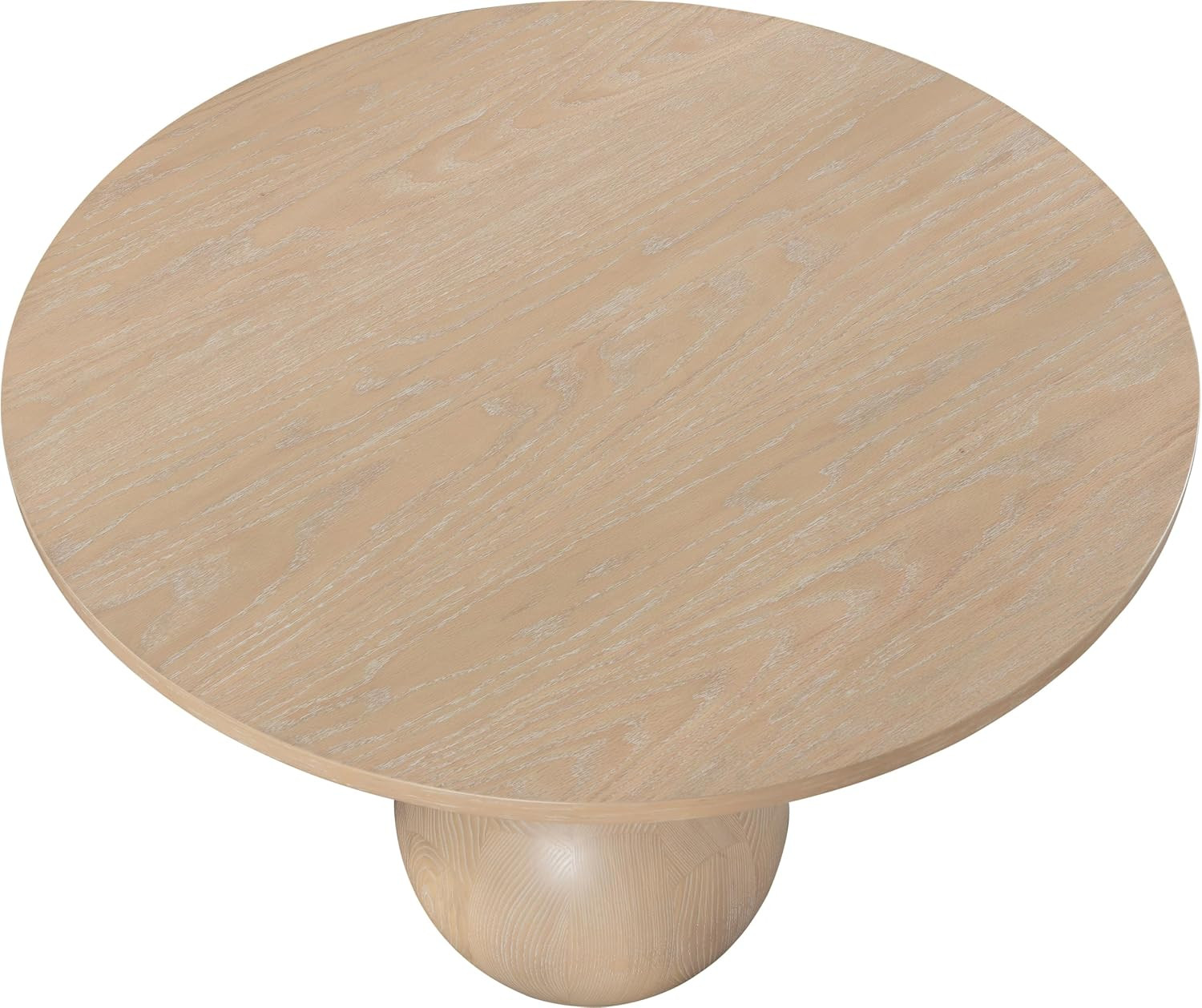 Art Deco Coffee Table – Meridian Furniture Fitch Collection, Natural Oak Finish