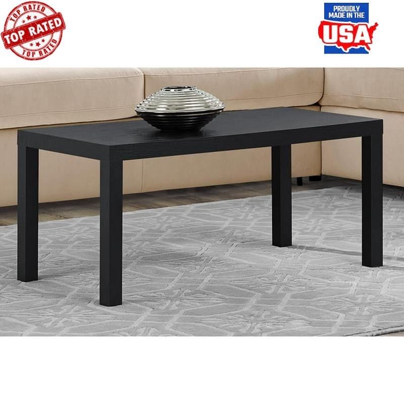 Minimalist Coffee Table Sturdy PVC Construction Space Saving Small Areas Home